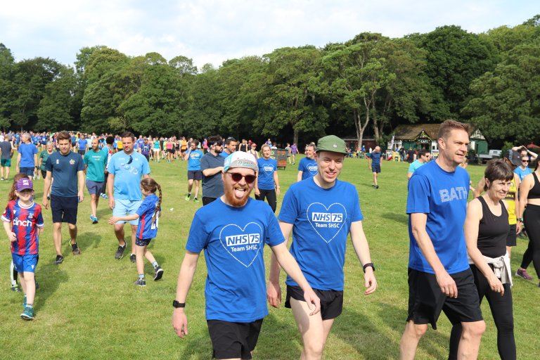 SHSC staff at Endcliffe parkrun